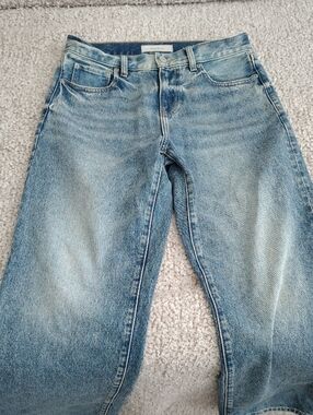 PacSun Men's Washed Light Blue Relaxed Jeans
